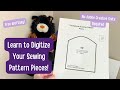 How to Digitize Your Sewing Patterns for Free | Easy Way to Create Printable Sewing Patterns