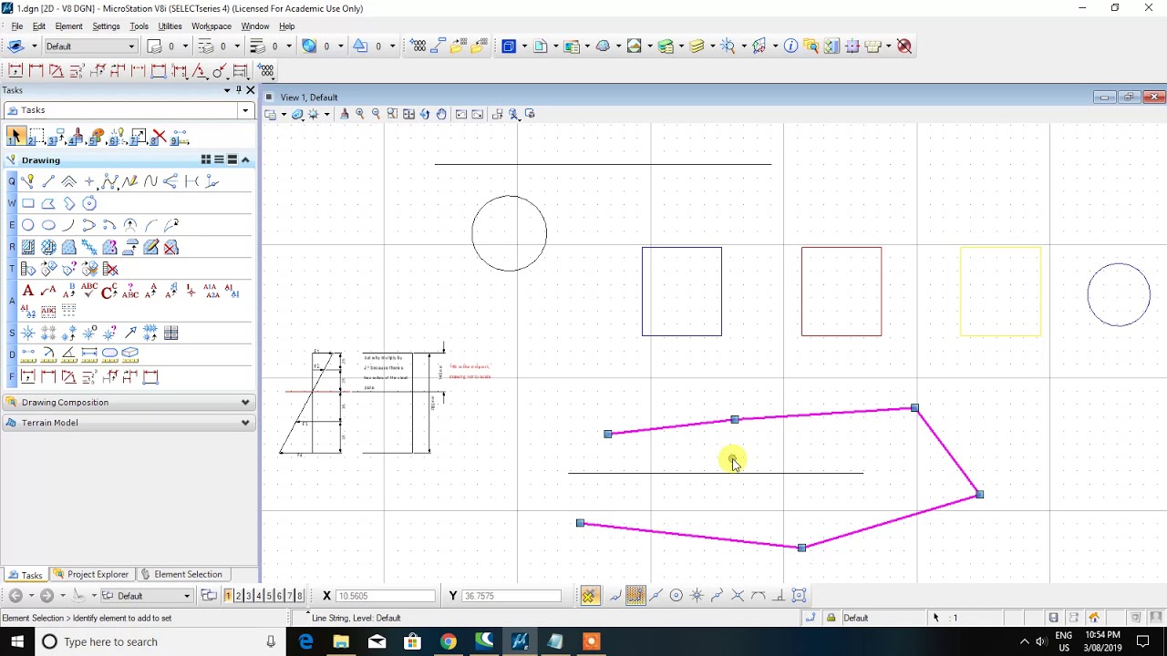 Microstation V8i How To Accept Commands Youtube