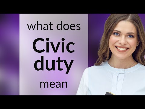 What are three civic duties?