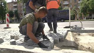 2022-08-10 г. Брест. Замена асфальтобетонного покрытия. Новости на Буг-ТВ. #бугтв