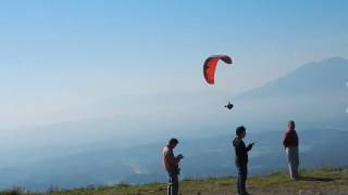 パラグライダー　フライト１　Paraglidar Flight 岩手盛岡市 天峰山　/ 　南ジョージ