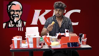 KFC 🍗 full menu challenge(10,000 calories)