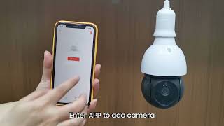 Tuya Bulb Camera Wifi 5MP HD PTZ Cam with Full Light Night Vision Two Way Talk Auto Tracking