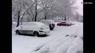 Ukraine has fallen asleep with snow. Kharkiv region, January 2018