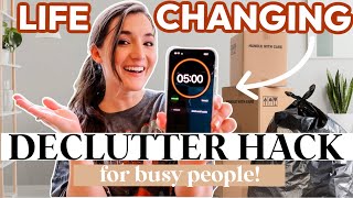 Declutter With Me 💪THIS IS LIFE-CHANGING!⏱️ 5-minute hack for busy people | Messy To Minimal Mom
