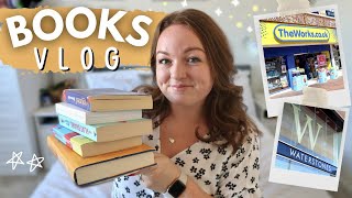 BOOK SHOPPING VLOG! 📚 new books haul, fave reads so far & reading again chats! • chick-lit & romance