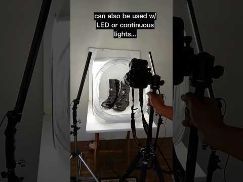 Using a light tent for product photography #photography #tips #productshoot #lighttent #softbox