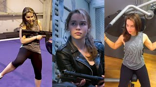 Emilia Clarke_s - training for TERMINATOR [Making Of]