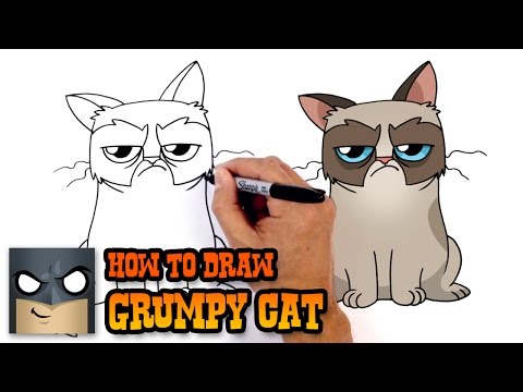 How to Draw Grumpy Cat | Drawing Lesson How to Draw Grumpy Cat | Drawing Lesson