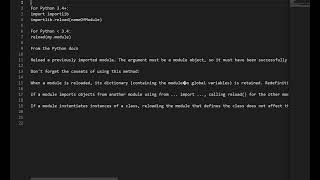 Reimport a module while interactive[SOLUTION]