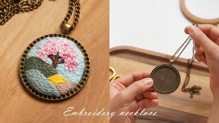 Welcome to my embroidery necklaces collection:) \