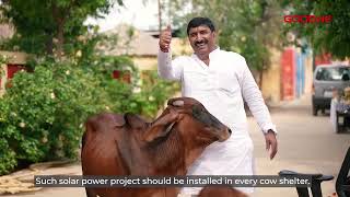 India's First SMART Cowshed 500KW Solar Power Revolution | Atmanirbhar Bharat | Sunprime Energy