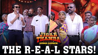The real stars behind the movie Jigarthanda DoubleX | Audio Launch - Best Moments | Sun TV