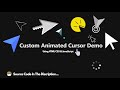 How to Create a Custom Animated Cursor Using JavaScript | Make Custom Cursor Using JavaScript