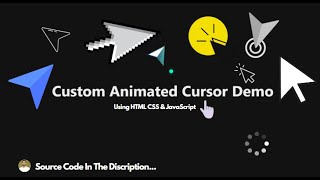 How to Create a Custom Animated Cursor Using JavaScript | Make Custom Cursor Using JavaScript