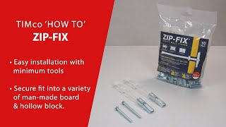 TIMco | 'HOW TO' | Zip-Fix