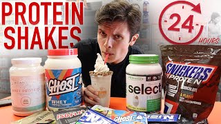 I Only Drank PROTEIN SHAKES For 24 HOURS   *PROTEIN POWDER REVIEW*