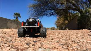 RC DRAG RACE: TYCO TURBO BAJA BANDIT VS TYCO TURBO WILD THING HOPPER