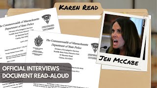 [Source Document; audio] Karen Read: Jen McCabe's 1st and 2nd Witness Statements