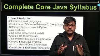 📌 Java Full Stack with AI – Part 1: Core Java syllabus