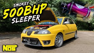 THIS 500HP 1.9L DIESEL *NOS INJECTED* SEAT IBIZA IS BALLISTIC!