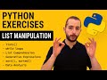Python Exercise | Lists Manipulation in Python | Beginner Level | With Challenges Application