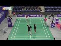 orleans masters badminton presented by victor 2024 day 1 court 3 qualification round of 32