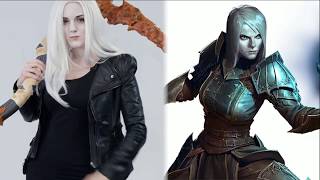 Casually Cosplaying a Female Necromancer