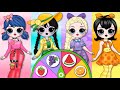 Wednesday, Disney Princess, Mavis & Ladybug Gets FRUIT CLOTHES / DIYs Paper Dolls & Crafts