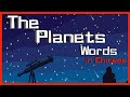 The Planets in Chinese (lyric song video)