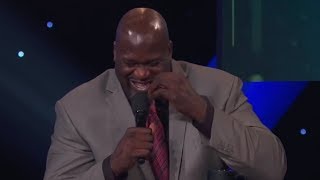 Shaq can't stop Laughing at Chuck's Sweat Joke | NBA Awards 2018