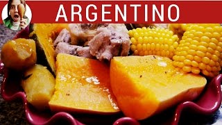 Argentinian soup / Tail, corn and pumkin soup