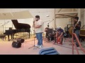 Performing Radioactive (Remix) by Imagine Dragons ft. Kendrick Lamar