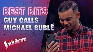 The Blind Auditions: Guy Sebastian FaceTimes Michael Bublé  | The Voice Australia 2020