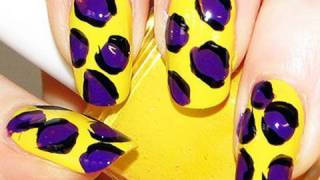 Colorful Leopard Print Nails Tutorial