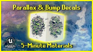 Parallax \u0026 Bump Decals | 5-Minute Materials [UE5]