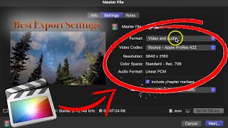 Best Export Settings for YouTube in Final Cut Pro X - Best Video Quality