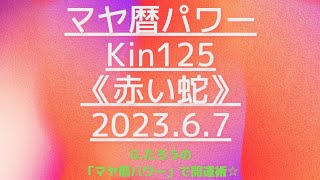 マヤ暦で開運！Kin125《赤い蛇》６月７日のエネルギー