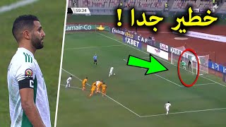 لن تصدق ماذا رأى رياض محرز اثناء تصويب ضربة الجزاء فى مباراة الجزائر كوت ديفوار ! خطير جدا !