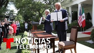 AMLO calificó al presidente Donald Trump como un amigo, respetuoso hacia México | Noticias Telemundo