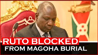 NEWS IN: Ruto Blocked from attending George Magoha's burial| News54