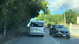 Driving Antigua and Barbuda | Valley Road accident on Big Creek | 28 January 2025