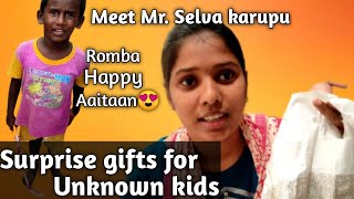 Giving Diwali gifts for unknown Kids❤ - Happy moment | அந்த சந்தோஷம் irukae😍