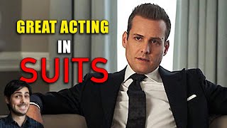 Great acting by Gabriel Macht in Suits
