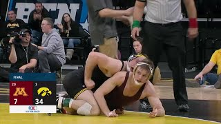 Minnesota at Iowa - Wrestling Highlights
