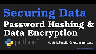 Securing Data using Password Hashing and Data Encryption