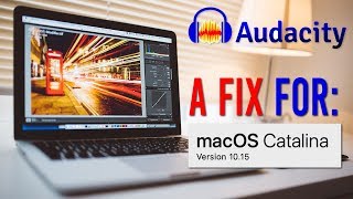 MacOS Catalina での Audacity オーディオの問題