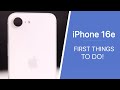 iPhone 16e - First 18 Things To Do! (Tips & Tricks)