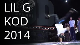 BBOY LIL G ON FIRE @ KOD 10  bboy battle 2014 | [Pi]