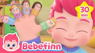 ✋Finger Family +Compilation | Bebefinn Top Songs of The Year | Nursery Rhymes for Kids